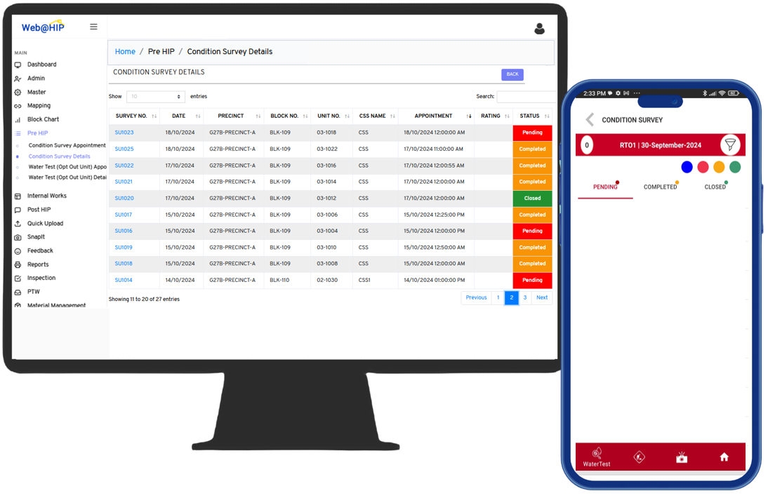 eBIS Condition Survey